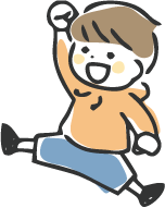 元気な男の子の画像