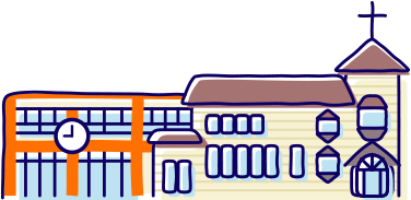 校舎のイラスト